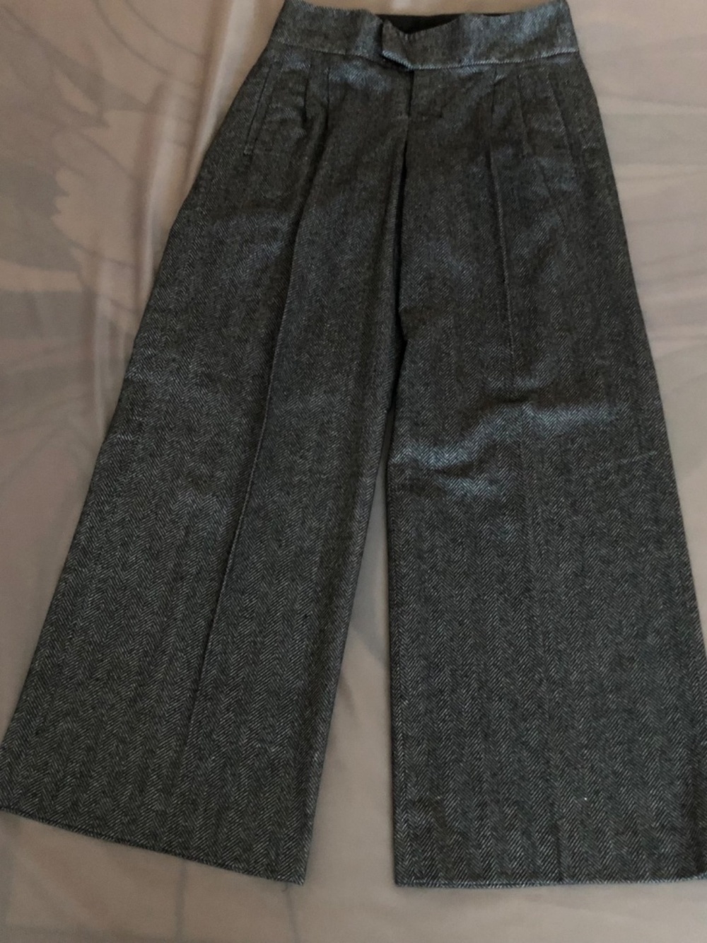 Club Monaco Herringbone Palazzo Pants